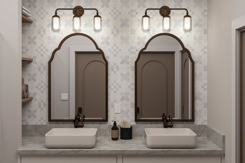 Architectural House Design - Interior - Master Bathroom for Cottage House Plan #455-584 - 3 bed, 2.5 bath