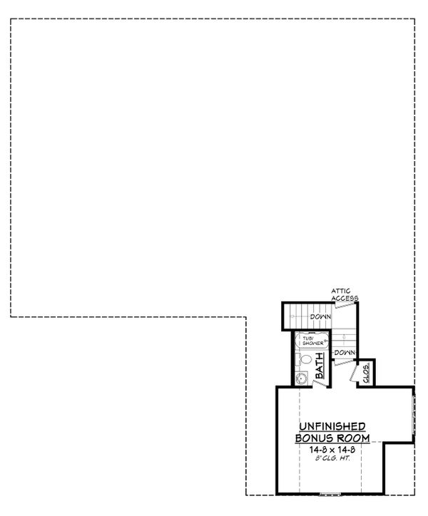 Architectural House Design - Craftsman Floor Plan - Upper Floor Plan #430-140