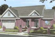 Traditional Style House Plan - 3 Beds 2 Baths 1807 Sq/Ft Plan #20-1831 
