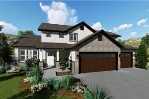 Traditional Exterior - Front Elevation Plan #1060-37