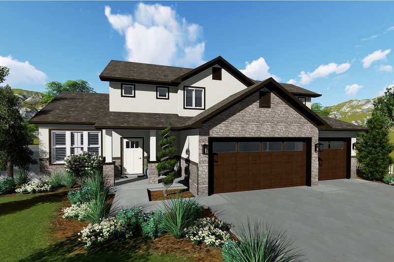House Design - Traditional Exterior - Front Elevation Plan #1060-37