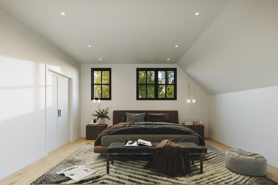 Interior - Master Bedroom for Farmhouse House Plan #23-2764 - 5 bed, 2.5 bath