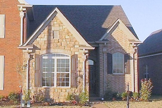 Exterior - Front Elevation for Traditional House Plan #81-13638 - 3 bed, 3 bath