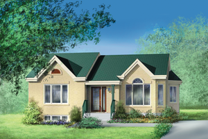 Traditional Exterior - Front Elevation Plan #25-171