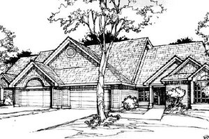 Traditional Exterior - Front Elevation Plan #320-357