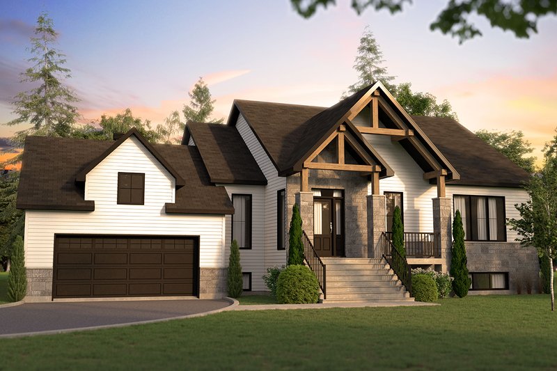 Architectural House Design - Farmhouse Exterior - Front Elevation Plan #23-2729
