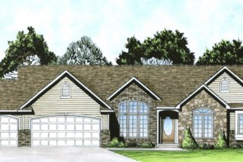 Dream House Plan - Traditional Exterior - Front Elevation Plan #58-166
