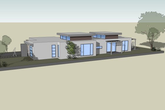 Exterior - Other Elevation for Modern House Plan #496-22 - 3 bed, 2.5 bath