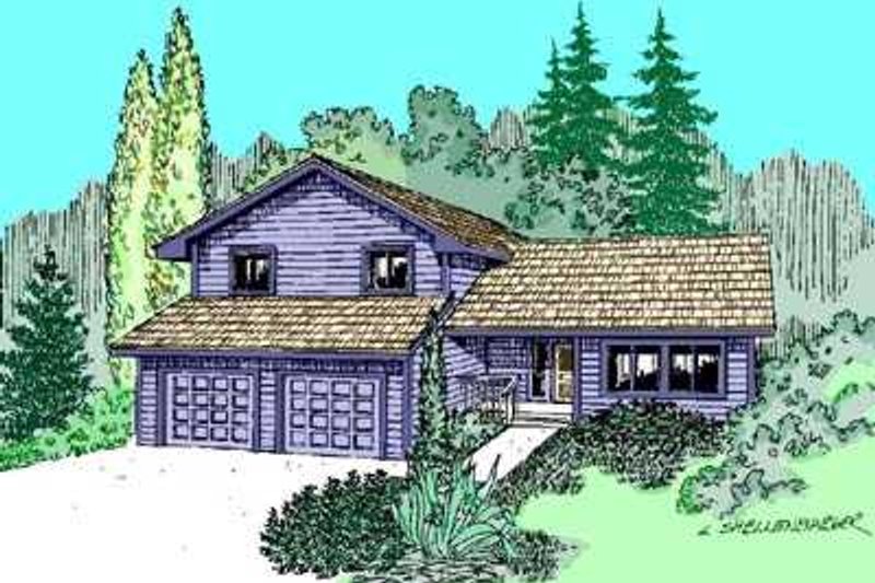 Architectural House Design - Traditional Exterior - Front Elevation Plan #60-476
