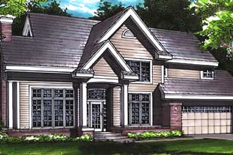 Traditional Style House Plan - 4 Beds 2.5 Baths 2309 Sq/Ft Plan #320-461
