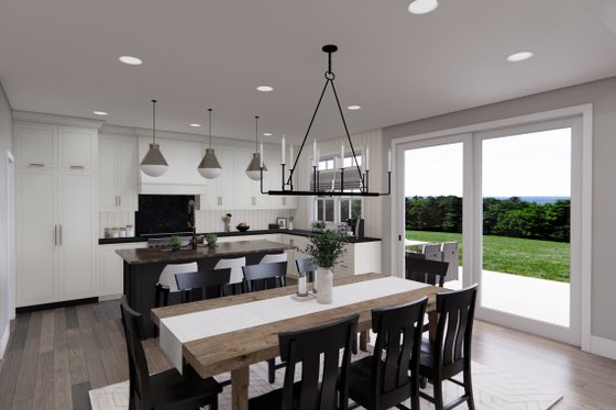 Interior - Dining Room for Farmhouse House Plan #51-1327 - 3 bed, 2.5 bath