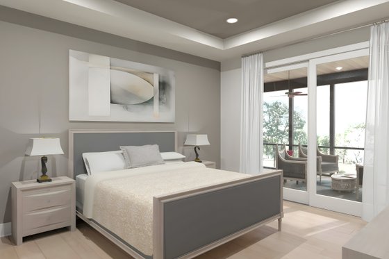 Interior - Master Bedroom 1 for Modern House Plan #49-291 - 4 bed, 3.5 bath