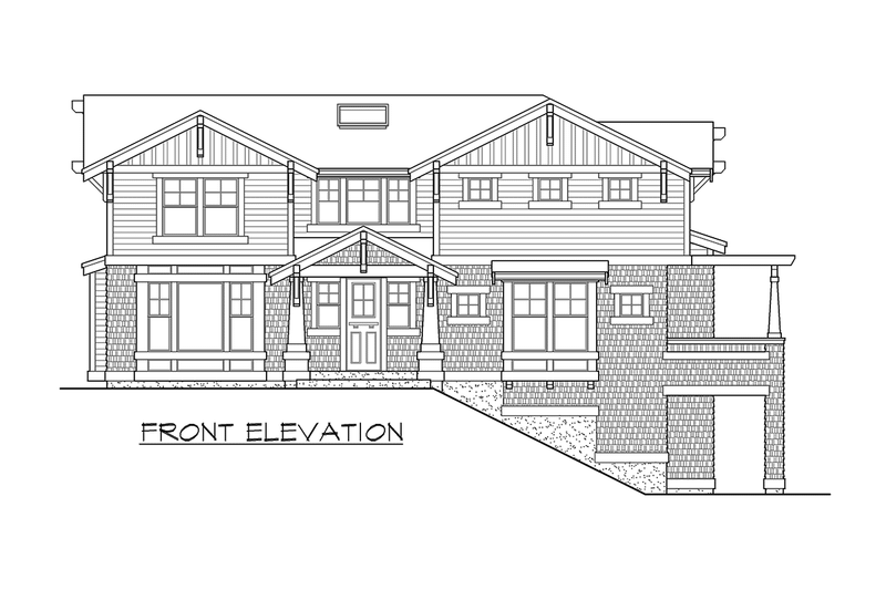 Home Plan - Exterior - Other Elevation for Craftsman House Plan #132-133 - 3 bed, 2.5 bath