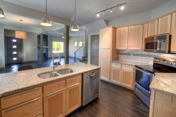 Interior - Kitchen 2 for Contemporary House Plan #932-7 - 3 bed, 2 bath