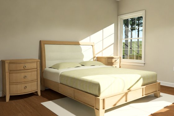 Interior - Master Bedroom for Cottage House Plan #513-2420 - 3 bed, 2 bath