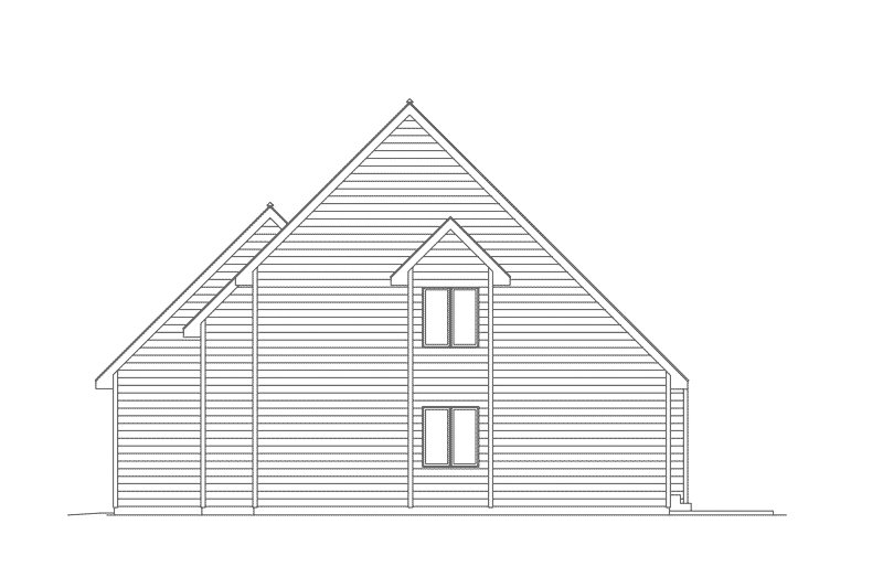 Dream House Plan - Exterior - Other Elevation 1 for Modern House Plan #57-673 - 3 bed, 2 bath