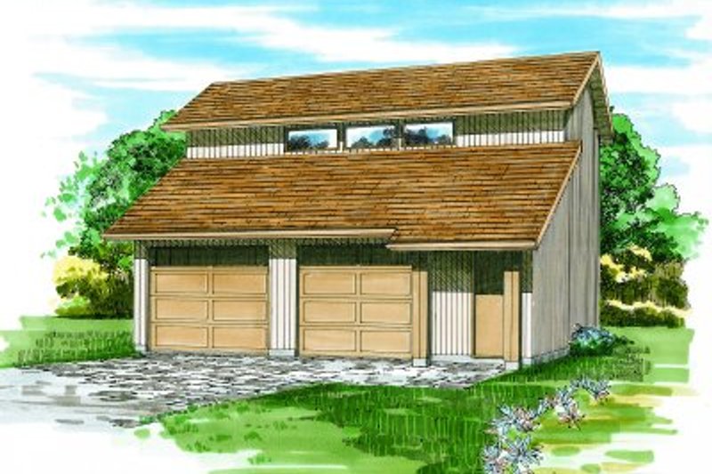 Home Plan - Modern Exterior - Front Elevation Plan #47-509