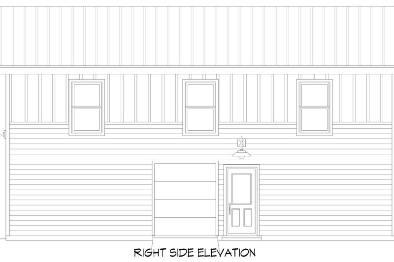 Architectural House Design - Exterior - Other Elevation 1 for Contemporary House Plan #932-712 - 2 bed, 1 bath