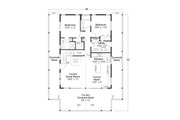 Craftsman Style House Plan - 2 Beds 2.5 Baths 1540 Sq/Ft Plan #124-1385 