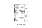 Modern Style House Plan - 1 Beds 1 Baths 962 Sq/Ft Plan #1064-210 