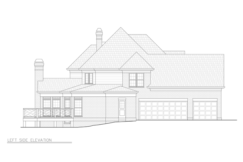 Dream House Plan - Exterior - Other Elevation for European House Plan #119-349 - 4 bed, 3 bath