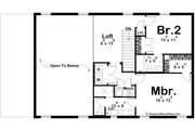 Colonial Style House Plan - 2 Beds 2.5 Baths 1695 Sq/Ft Plan #455-461 