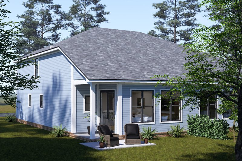 Architectural House Design - Exterior - Other Elevation 3 for Traditional House Plan #513-2458 - 3 bed, 2 bath