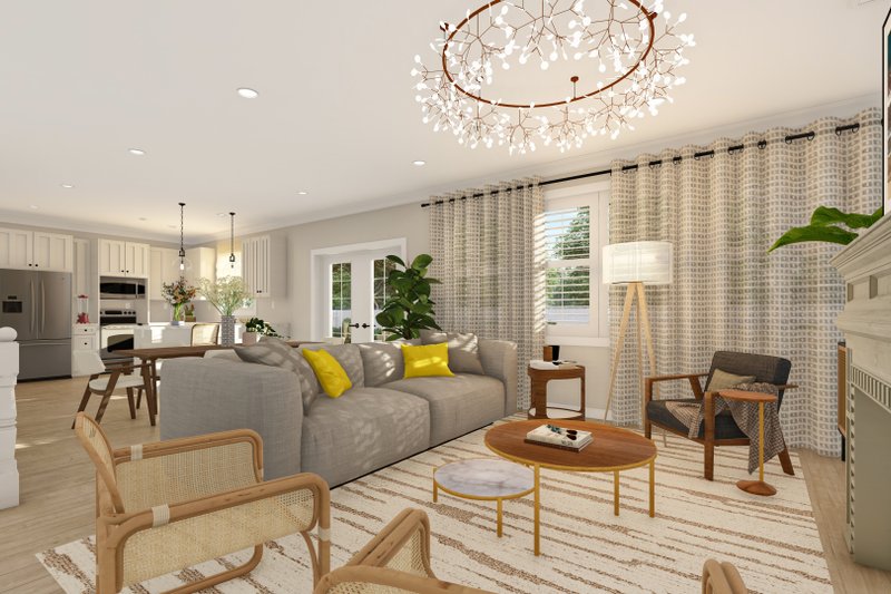 Home Plan - Interior - Family Room for Traditional House Plan #1060-172 - 3 bed, 2 bath