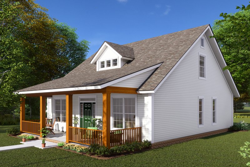 Cottage Style House Plan - 3 Beds 2.5 Baths 1717 Sq/Ft Plan #513-6 ...