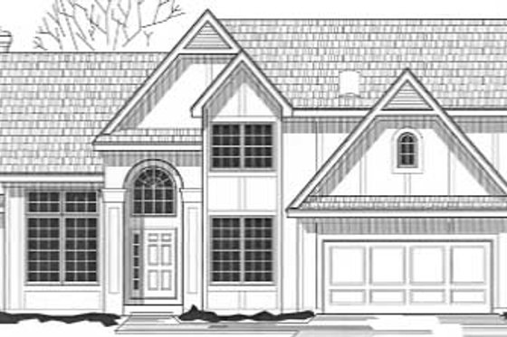 Exterior - Front Elevation for Traditional House Plan #67-518 - 4 bed, 2.5 bath