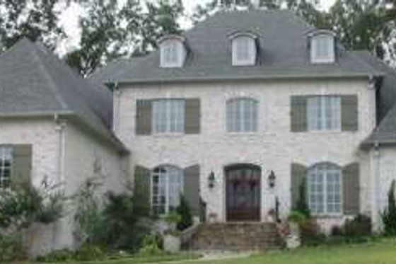 Exterior - Front Elevation for European House Plan #81-1345 - 4 bed, 4 bath