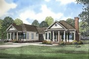 Southern Style House Plan - 2 Beds 2 Baths 2344 Sq/Ft Plan #17-1063 