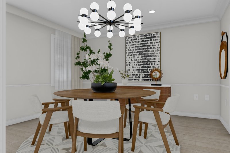 Architectural House Design - Interior - Dining Room 1 for Farmhouse House Plan #1060-178 - 4 bed, 2.5 bath