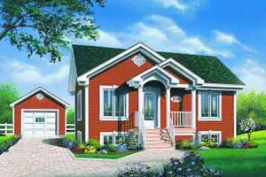 Traditional Exterior - Front Elevation Plan #23-595
