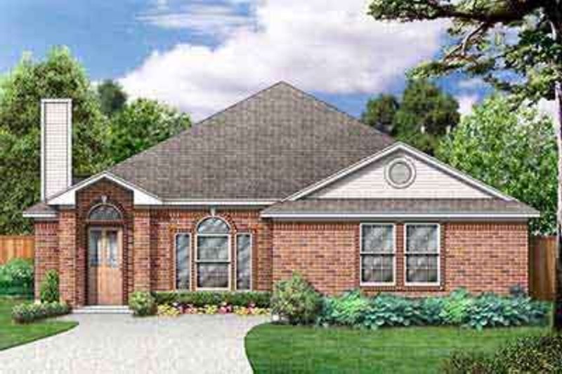 Dream House Plan - Traditional Exterior - Front Elevation Plan #84-221