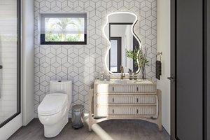 Interior - Bathroom for Modern House Plan #455-641, 1 bath