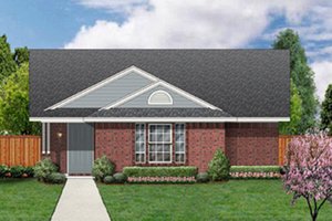 Ranch Exterior - Front Elevation Plan #84-452