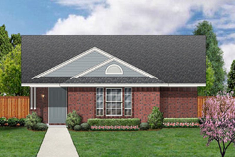 Home Plan - Ranch Exterior - Front Elevation Plan #84-452