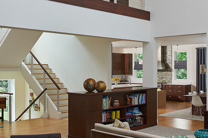 Architectural House Design - Interior - Family Room 1 for Contemporary House Plan #928-315 - 3 bed, 3.5 bath