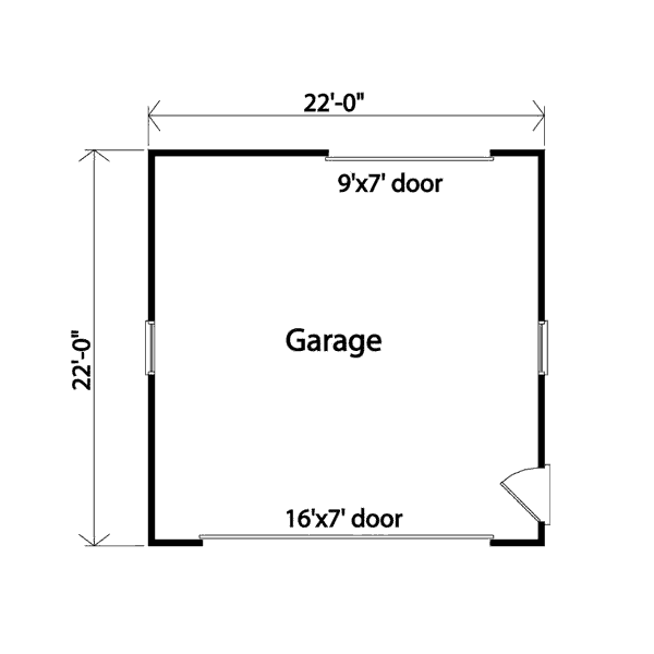 House Design - Traditional Floor Plan - Main Floor Plan #22-561