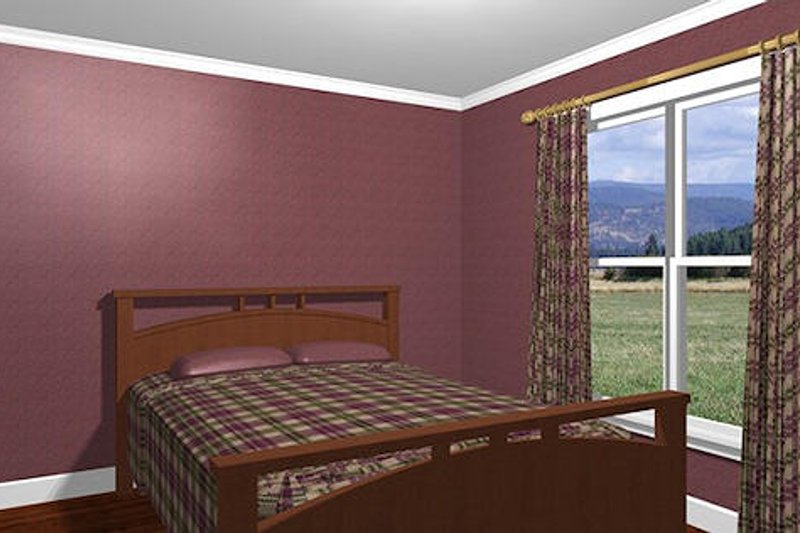 Home Plan - Photo 1 for Cabin House Plan #56-133 - 2 bed, 1 bath