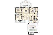 Colonial Style House Plan - 3 Beds 2 Baths 1631 Sq/Ft Plan #36-143 