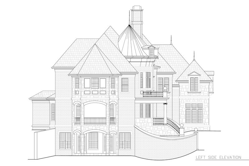 Home Plan - Exterior - Other Elevation for Country House Plan #119-409 - 5 bed, 4 bath
