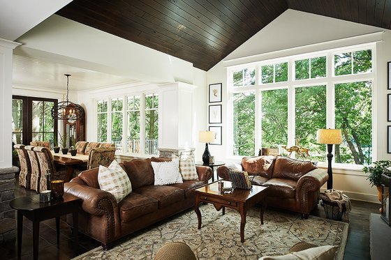 Interior - Family Room for Traditional House Plan #928-300 - 3 bed, 2.5 bath