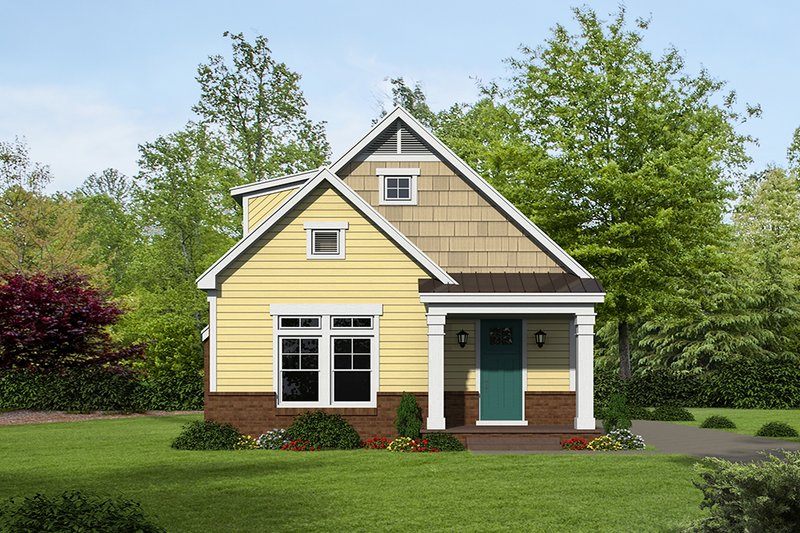 Home Plan - Cottage Exterior - Front Elevation Plan #932-24