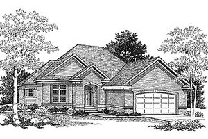 Traditional Exterior - Front Elevation Plan #70-240