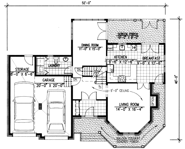 Victorian Floor Plan - Main Floor Plan #138-162