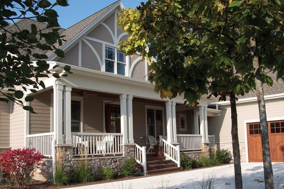 Exterior - Front Elevation 3 for Craftsman House Plan #927-2 - 3 bed, 2.5 bath