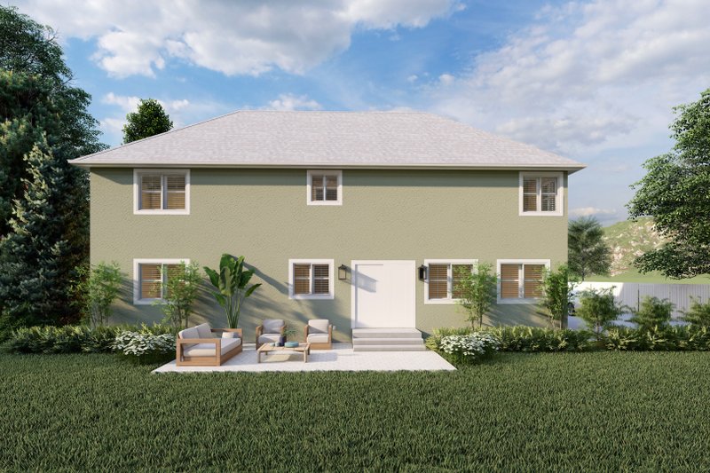 Home Plan - Exterior - Rear Elevation 2 for Traditional House Plan #1060-175 - 3 bed, 2.5 bath