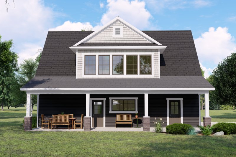 Dream House Plan - Exterior - Other Elevation 1 for Cottage House Plan #1064-168, 1 bath